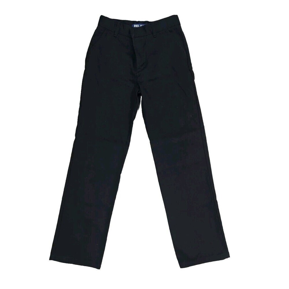 French Toast Boys School Uniform Pull-On Relaxed Fit Size 14 Adjustable Waist